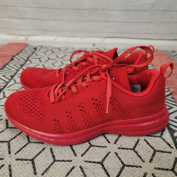 APL Sneakers Techloom Pro Propelium Athletic Shoes in Red, sz 8.5 - Picture 1 of 16